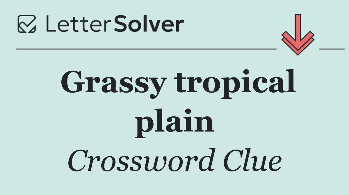 Grassy tropical plain