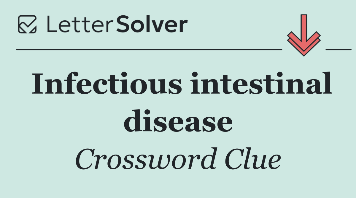 Infectious intestinal disease