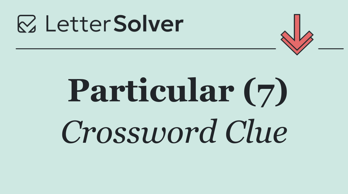 Particular (7)