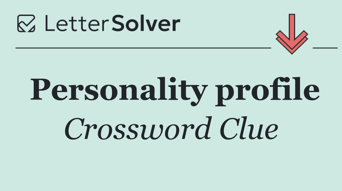 Personality profile