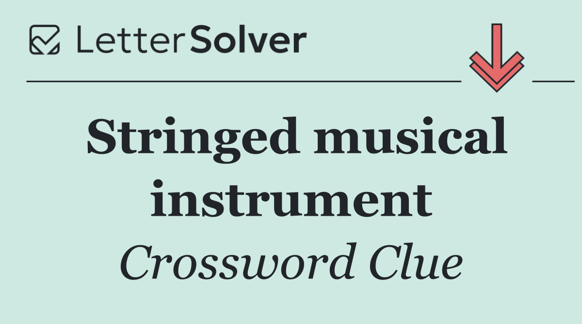 Stringed musical instrument