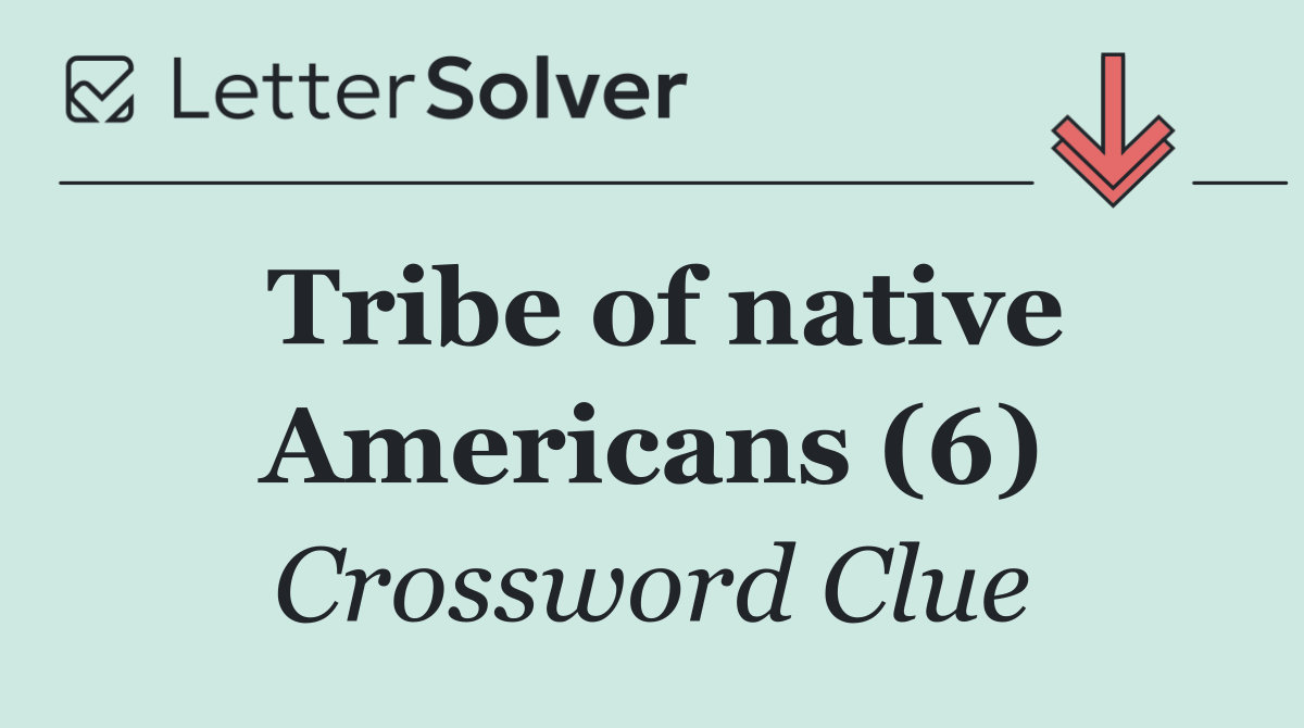 Tribe of native Americans (6)