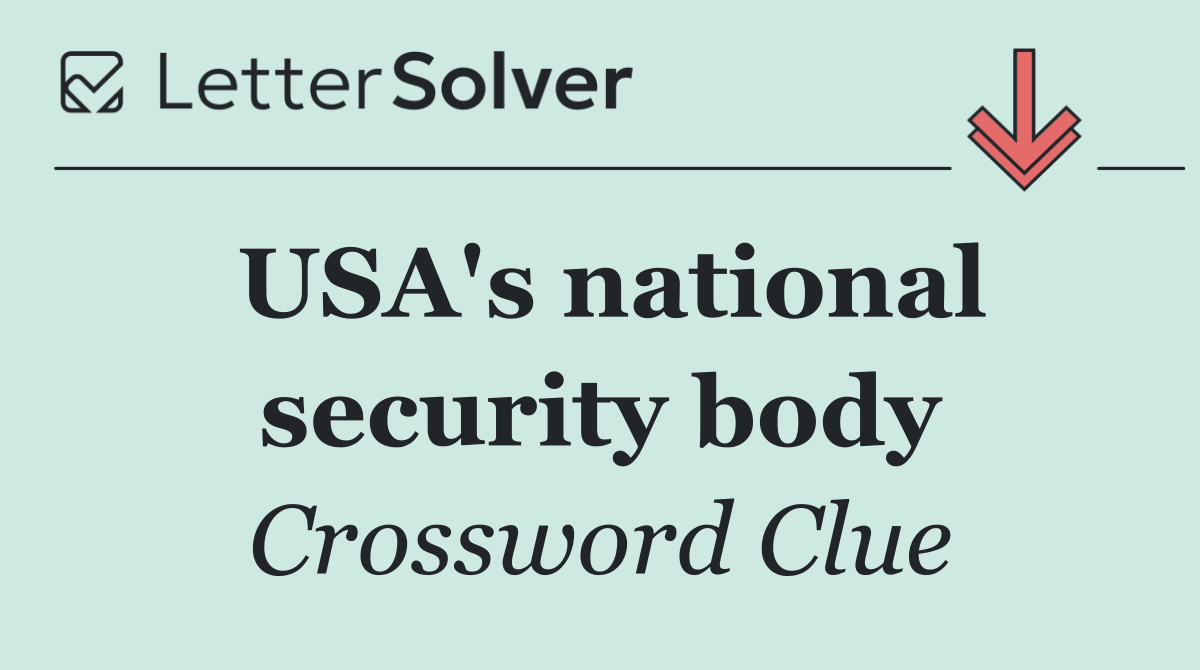 USA's national security body