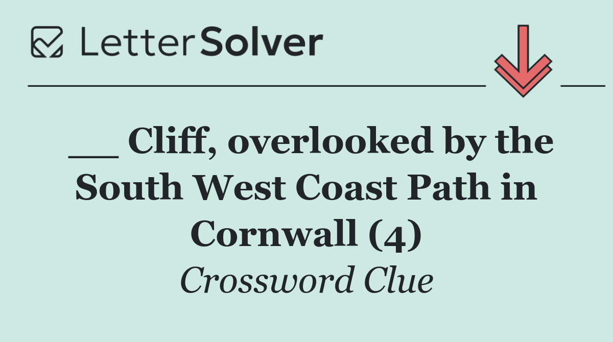 __ Cliff, overlooked by the South West Coast Path in Cornwall (4)