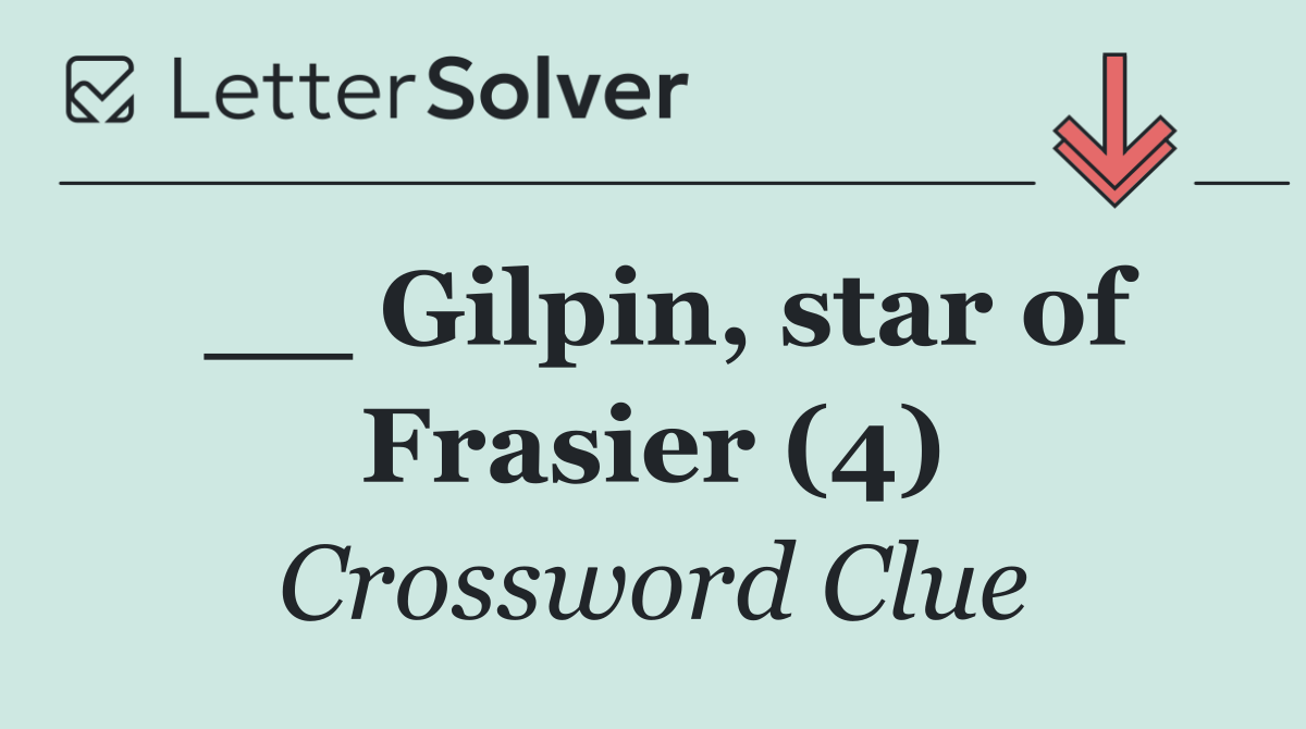 __ Gilpin, star of Frasier (4)