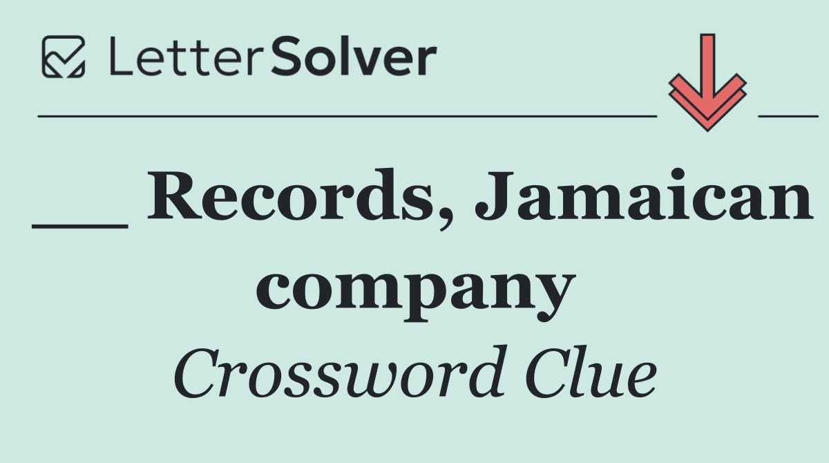 __ Records, Jamaican company