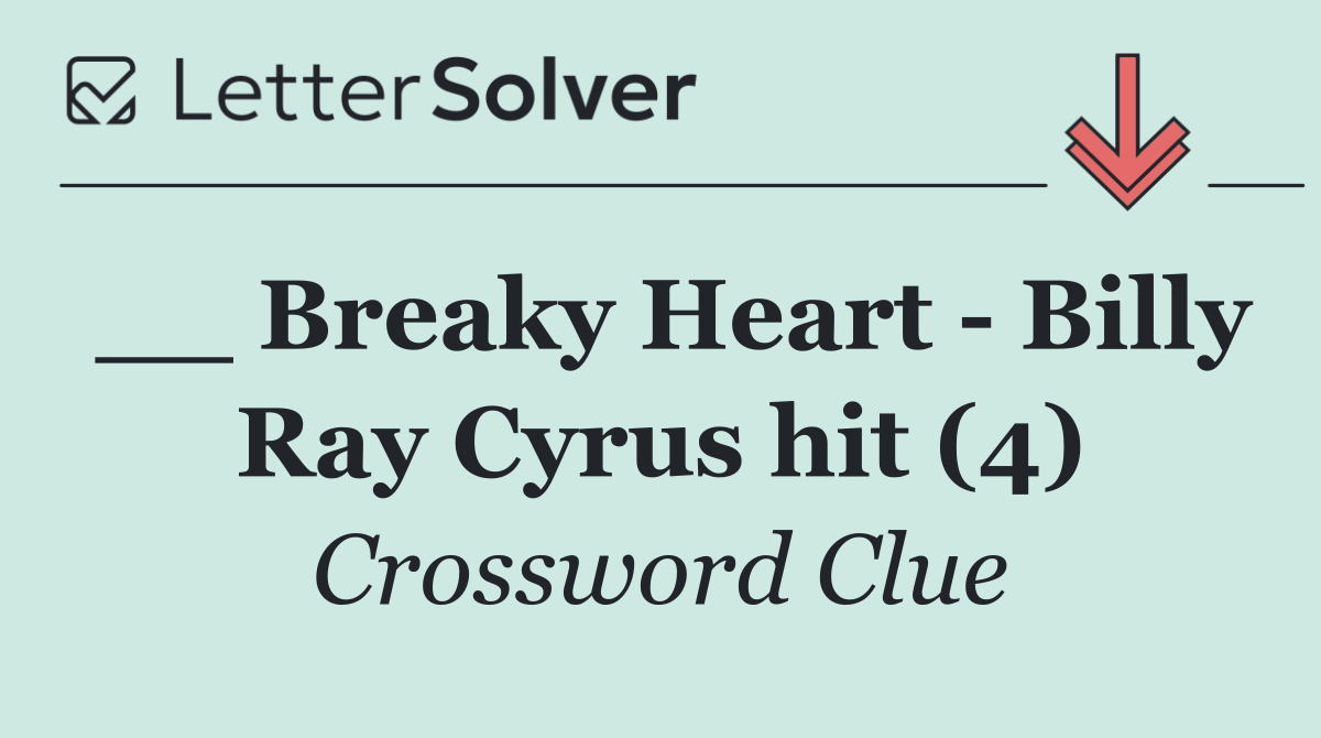 __ Breaky Heart   Billy Ray Cyrus hit (4)