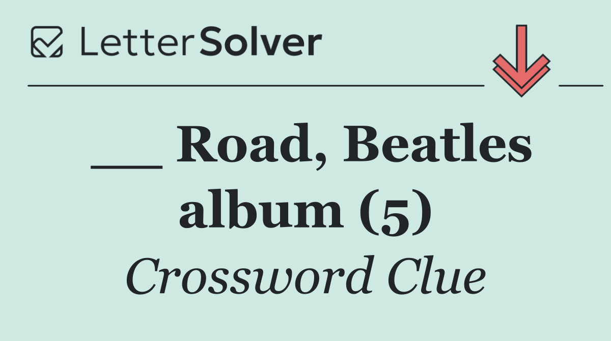 __ Road, Beatles album (5)
