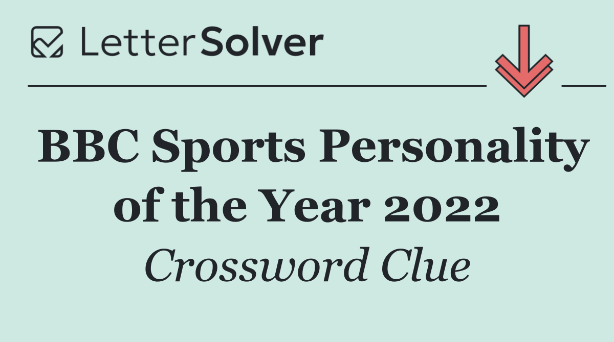 BBC Sports Personality of the Year 2022