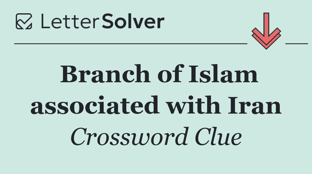 Branch of Islam associated with Iran