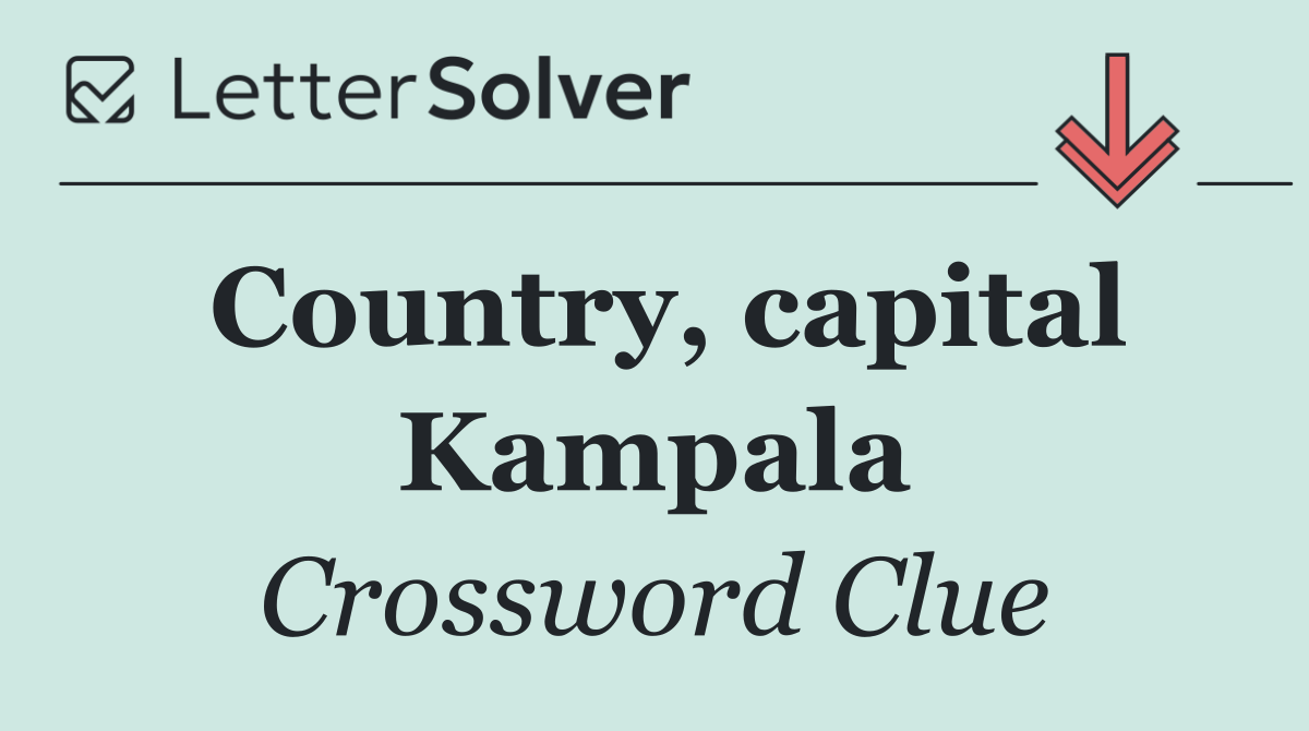 Country, capital Kampala