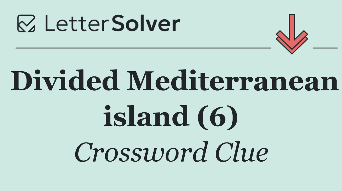 Divided Mediterranean island (6)