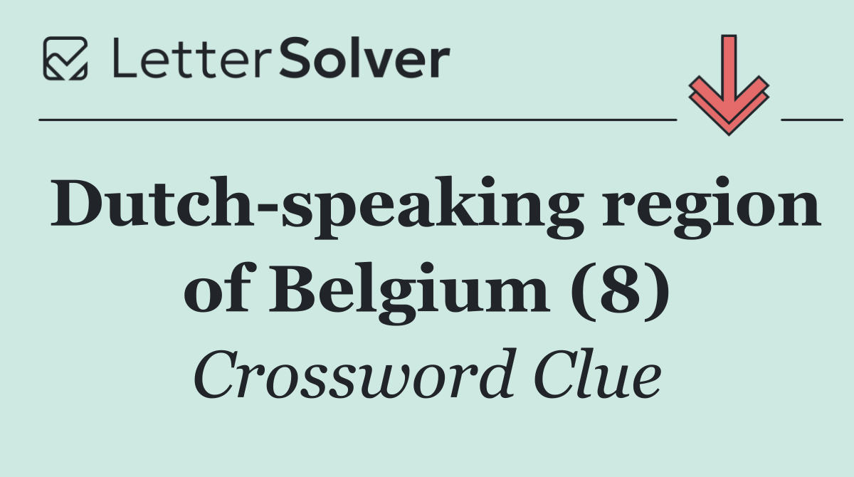Dutch speaking region of Belgium (8)
