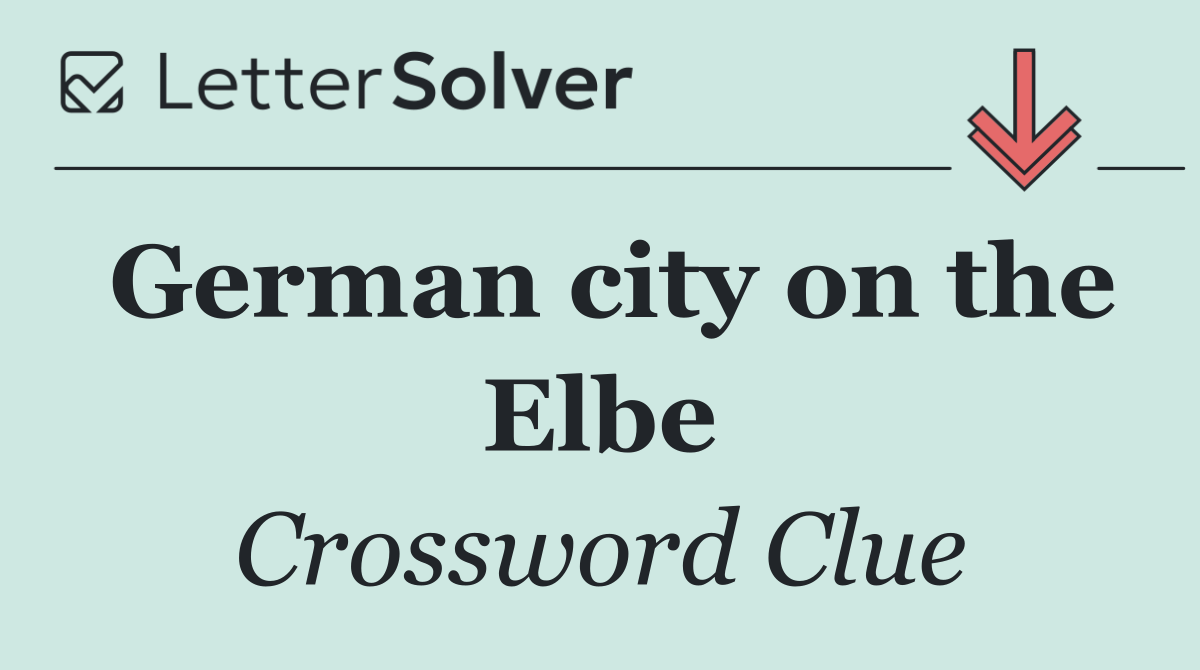 German city on the Elbe