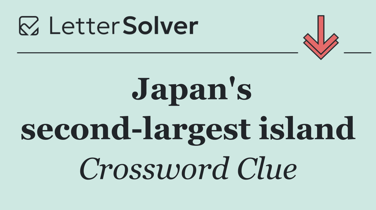 Japan's second largest island
