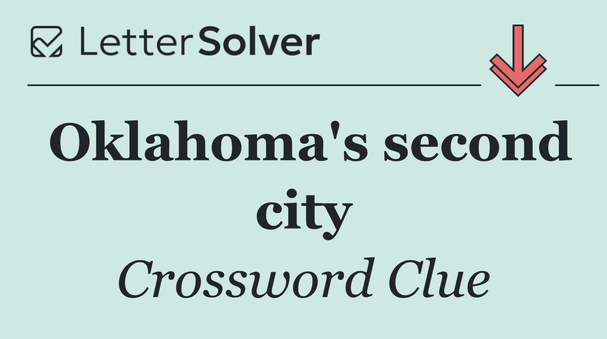 Oklahoma's second city