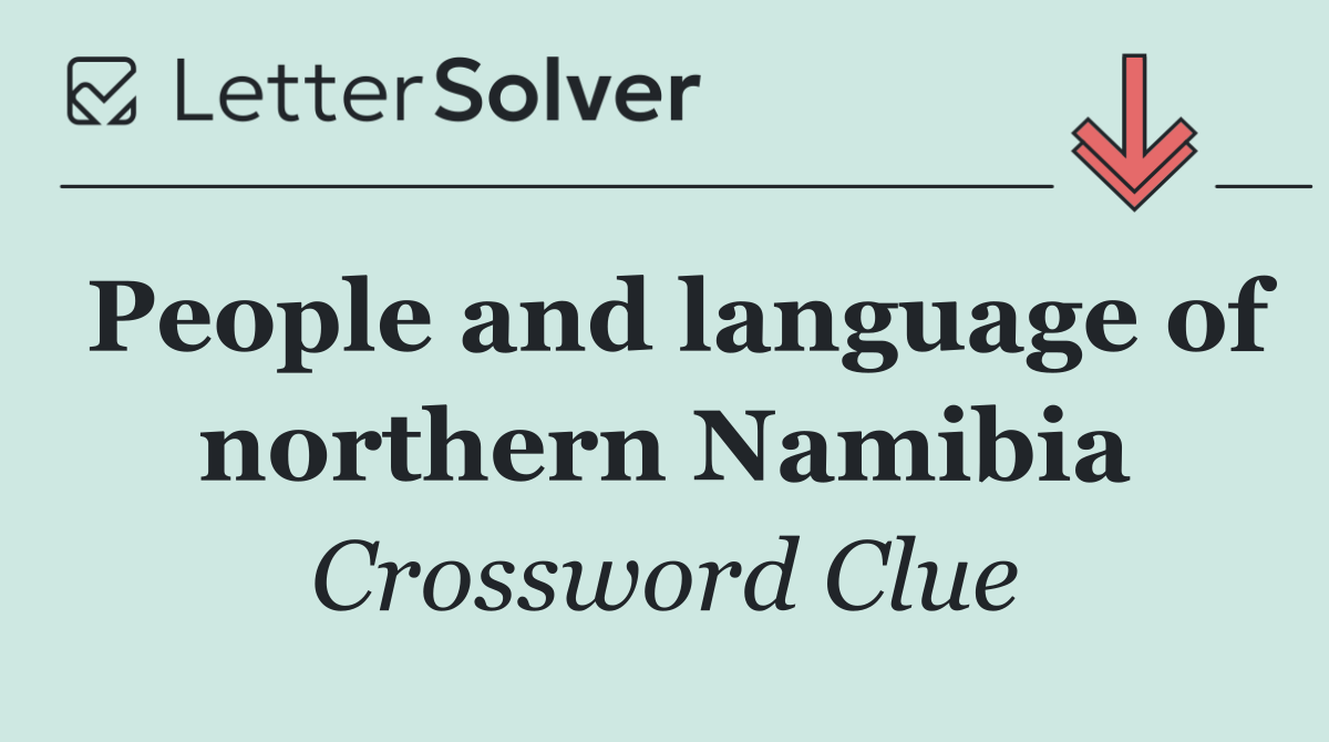 People and language of northern Namibia
