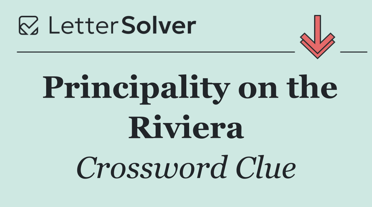 Principality on the Riviera