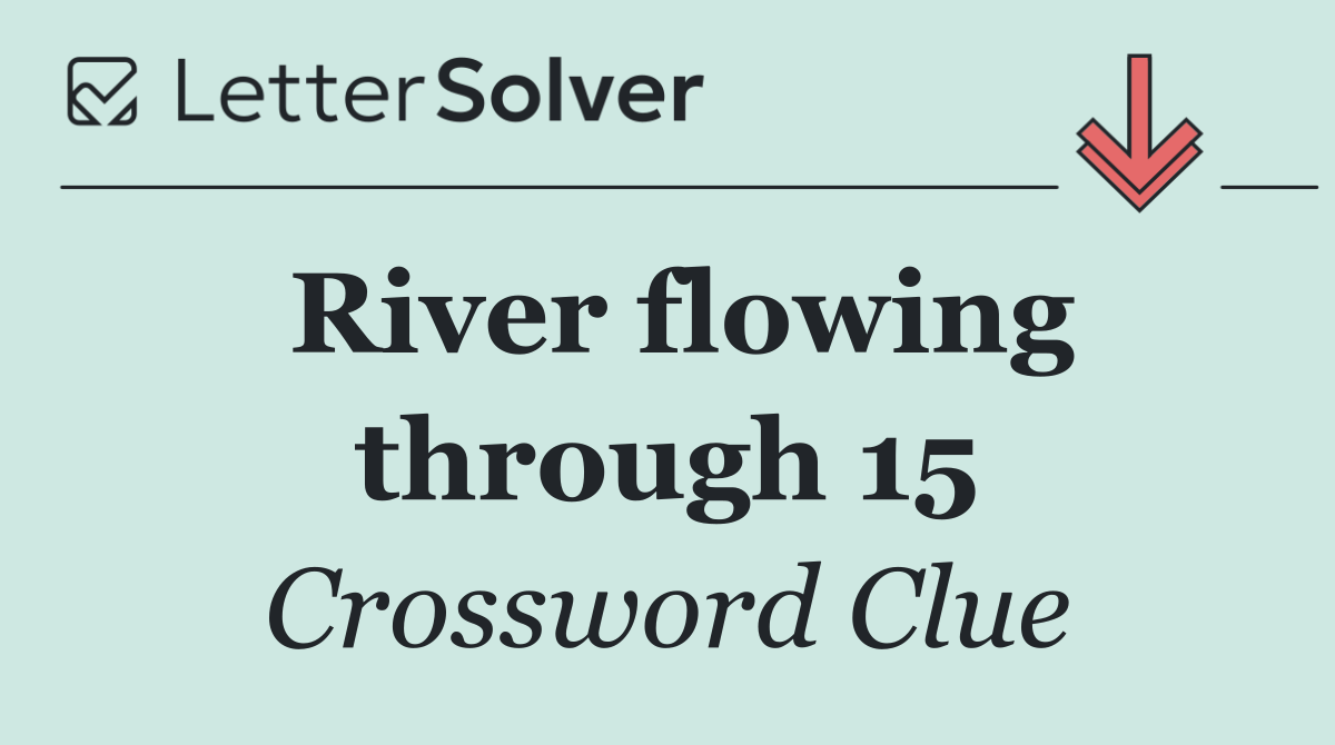 River flowing through 15