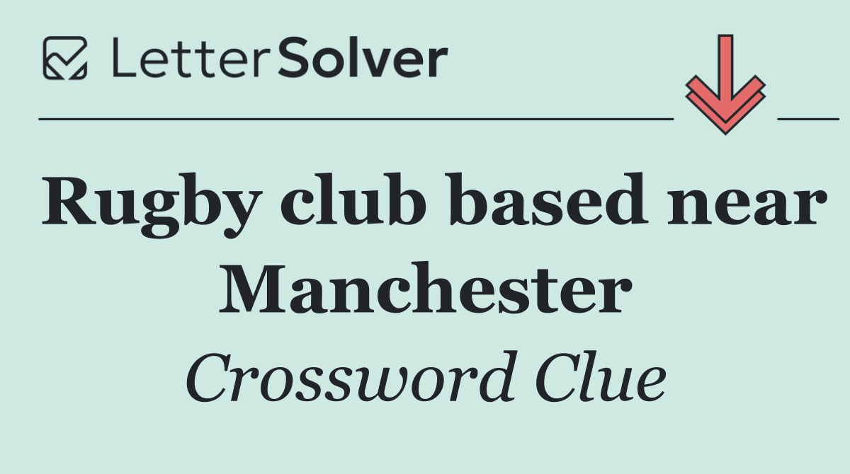 Rugby club based near Manchester
