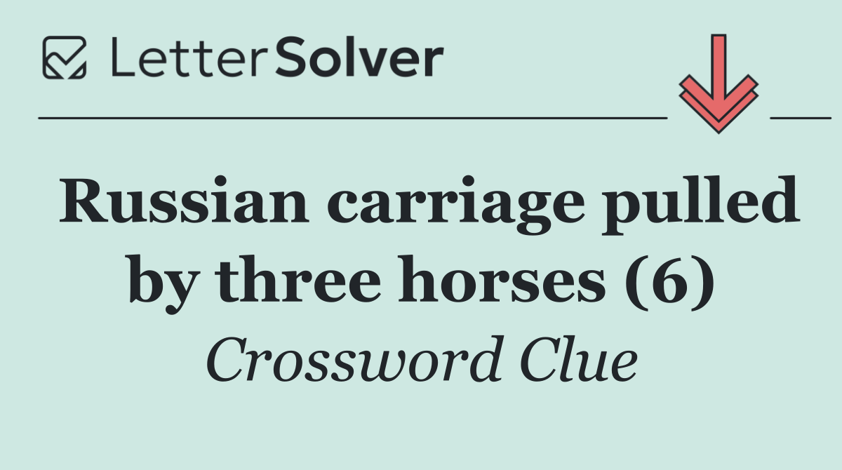 Russian carriage pulled by three horses (6)