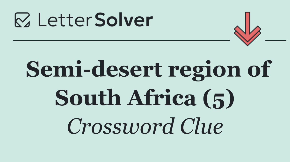 Semi desert region of South Africa (5)