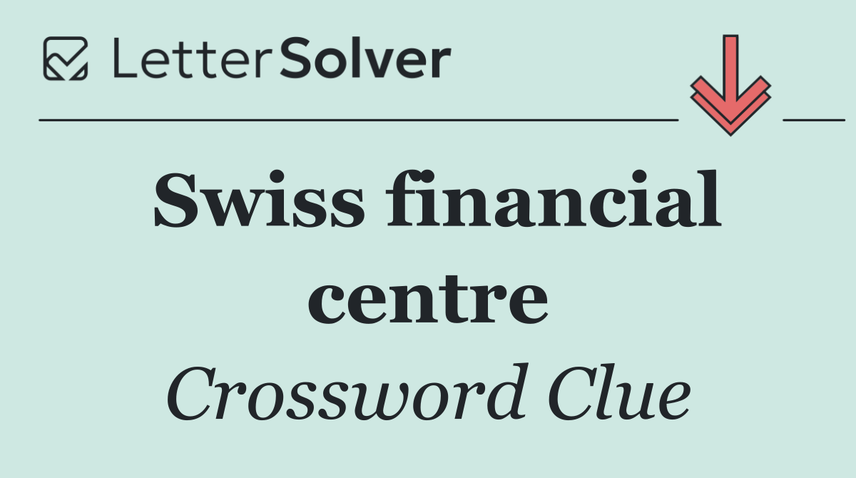 Swiss financial centre
