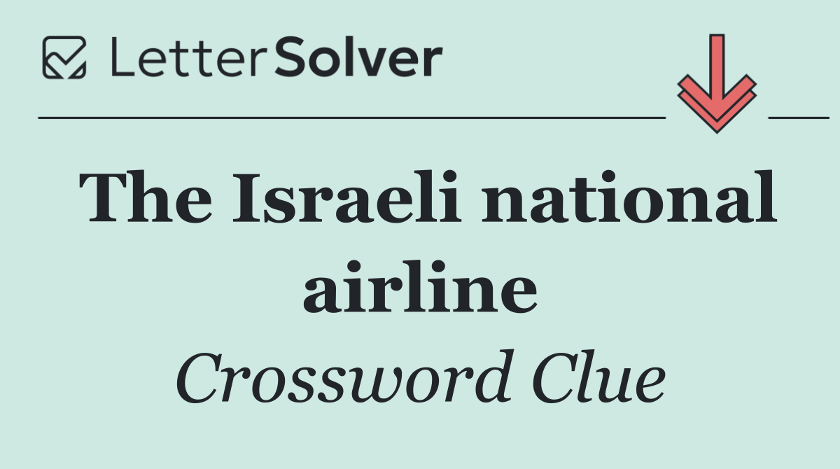 The Israeli national airline