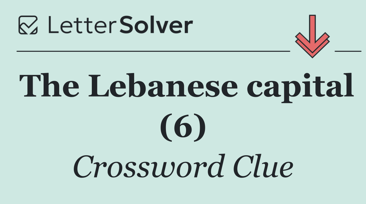 The Lebanese capital (6)