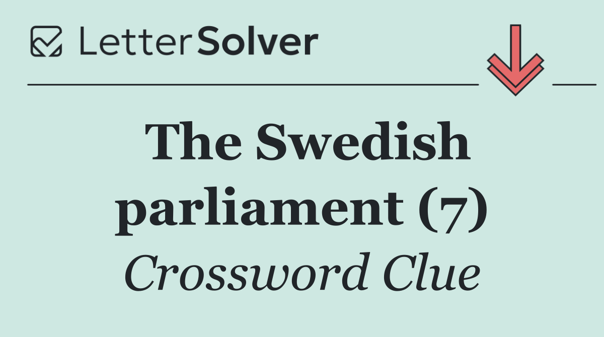 The Swedish parliament (7)