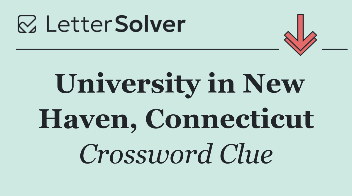 University in New Haven, Connecticut