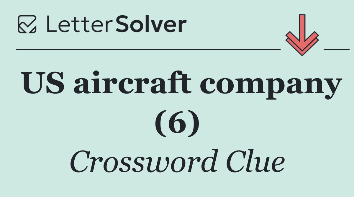 US aircraft company (6)