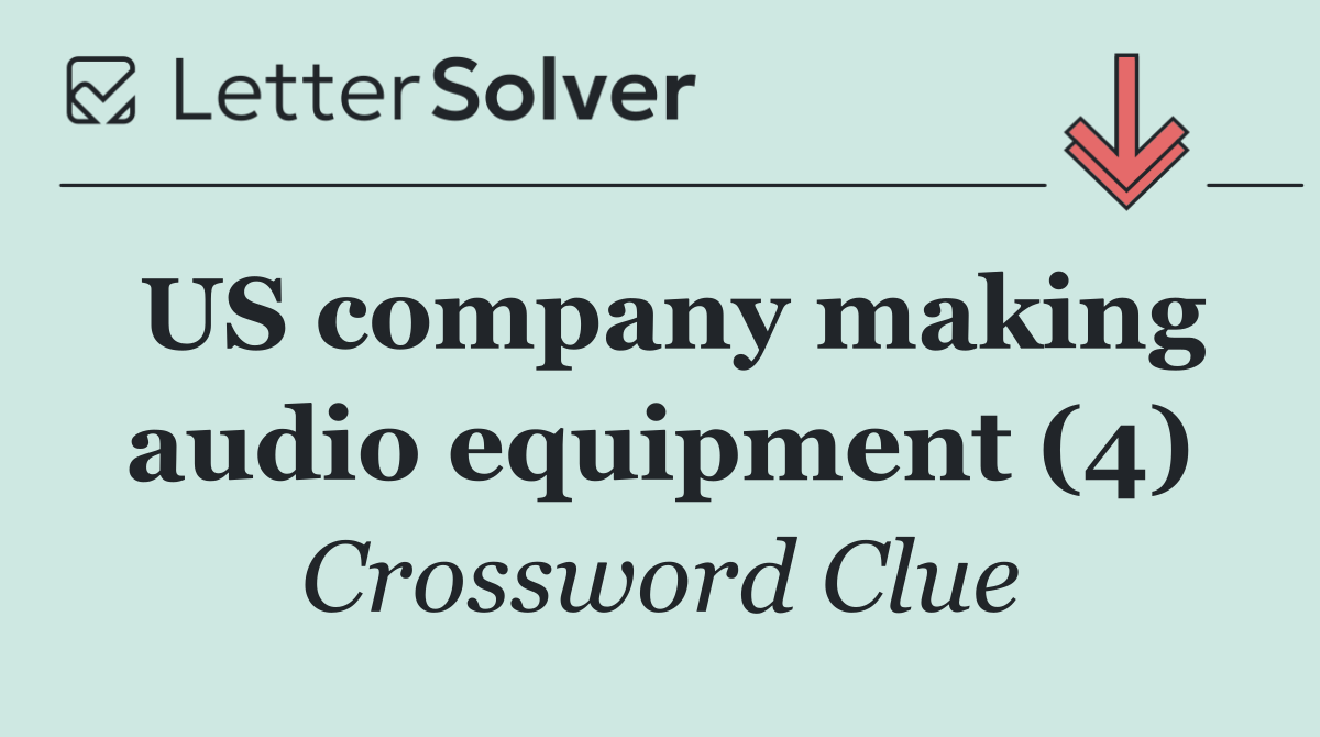 US company making audio equipment (4)