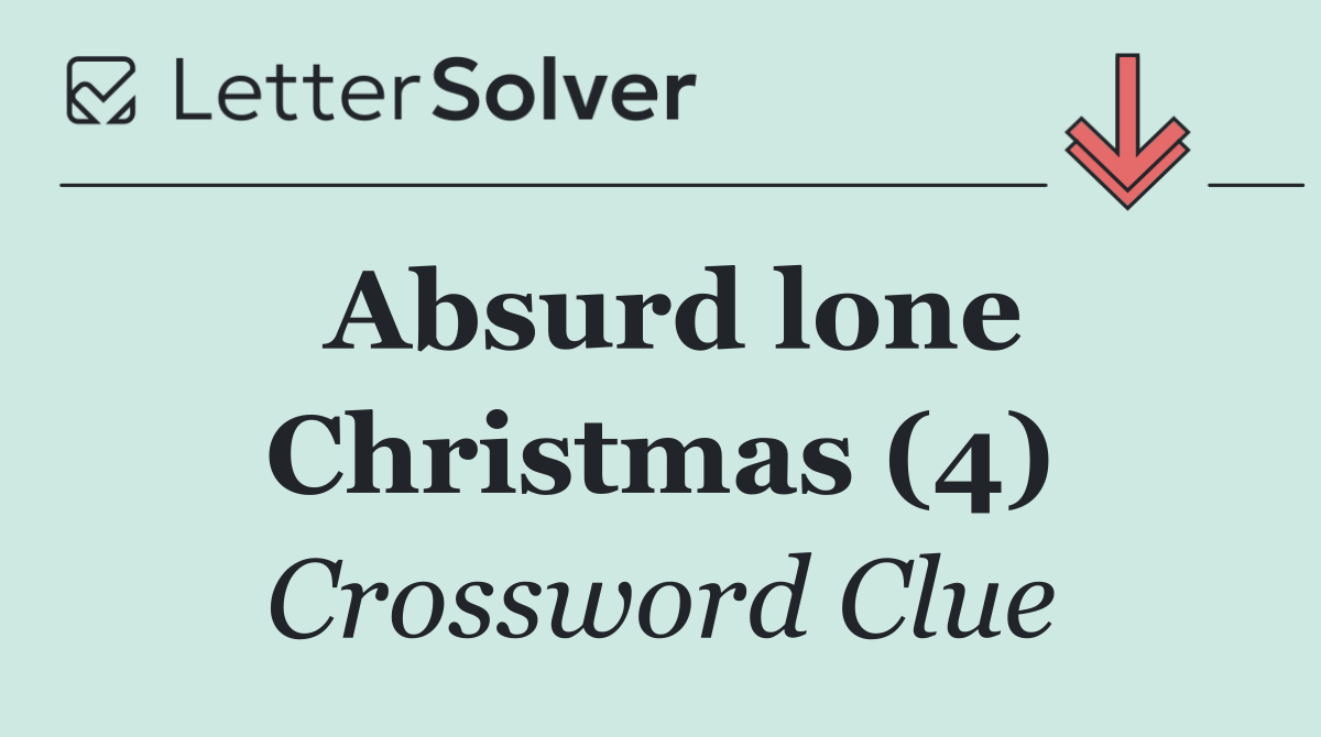 Absurd lone Christmas (4)