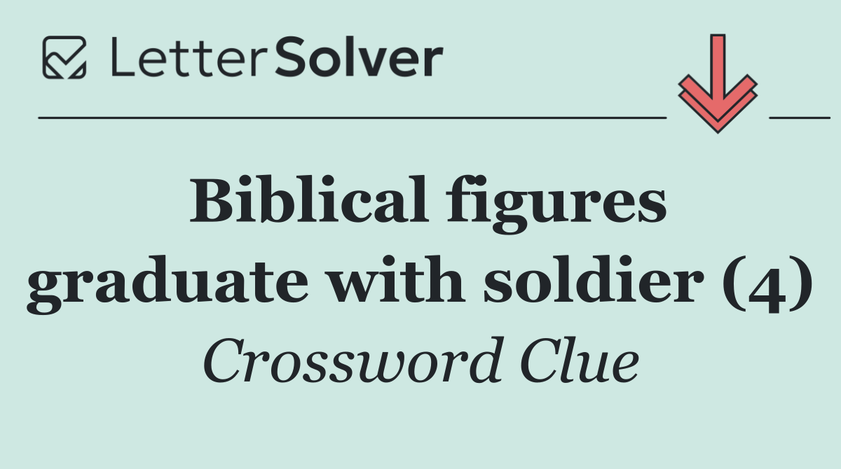 Biblical figures graduate with soldier (4)