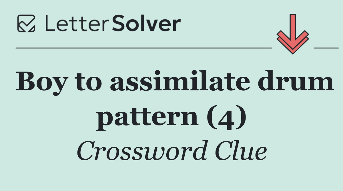 Boy to assimilate drum pattern (4)