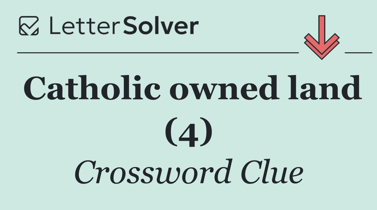 Catholic owned land (4)