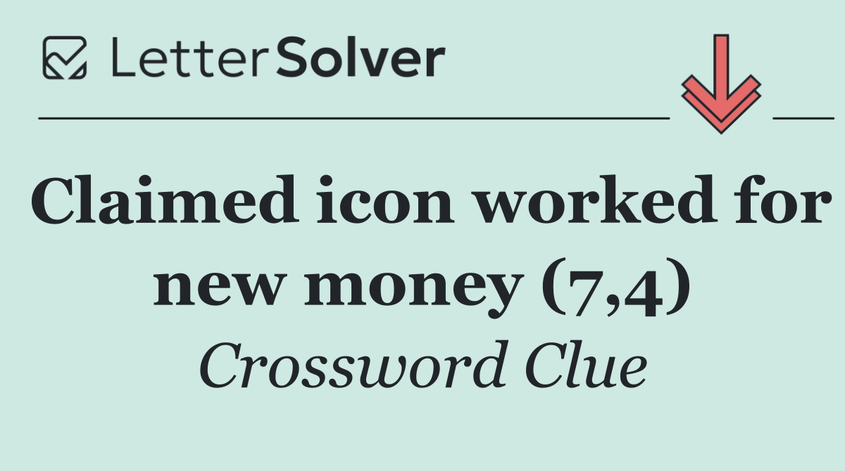 Claimed icon worked for new money (7,4)