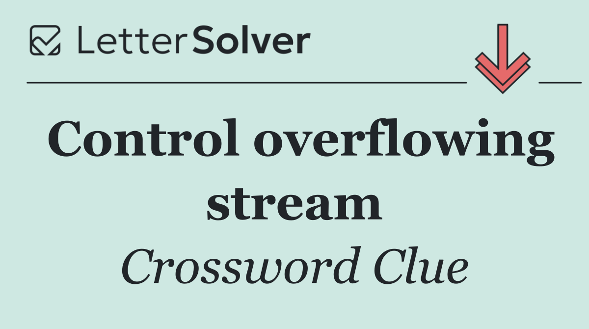 Control overflowing stream
