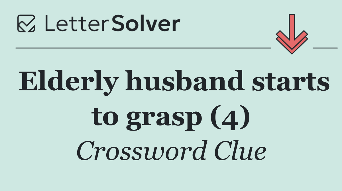 Elderly husband starts to grasp (4)