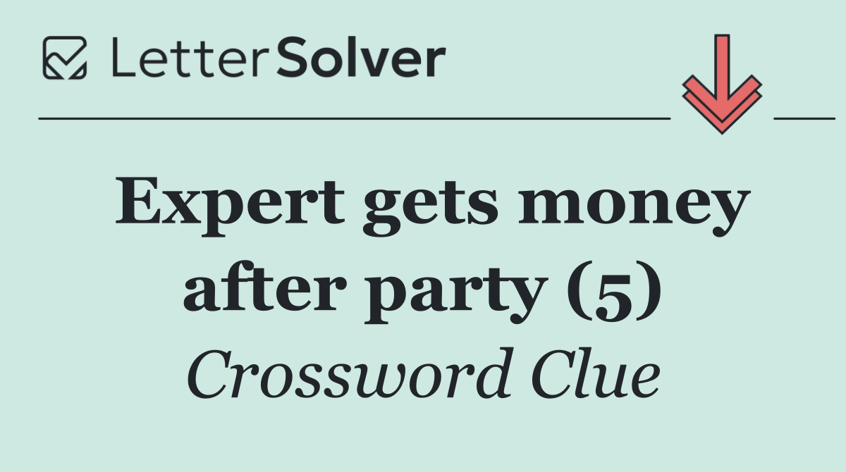 Expert gets money after party (5)