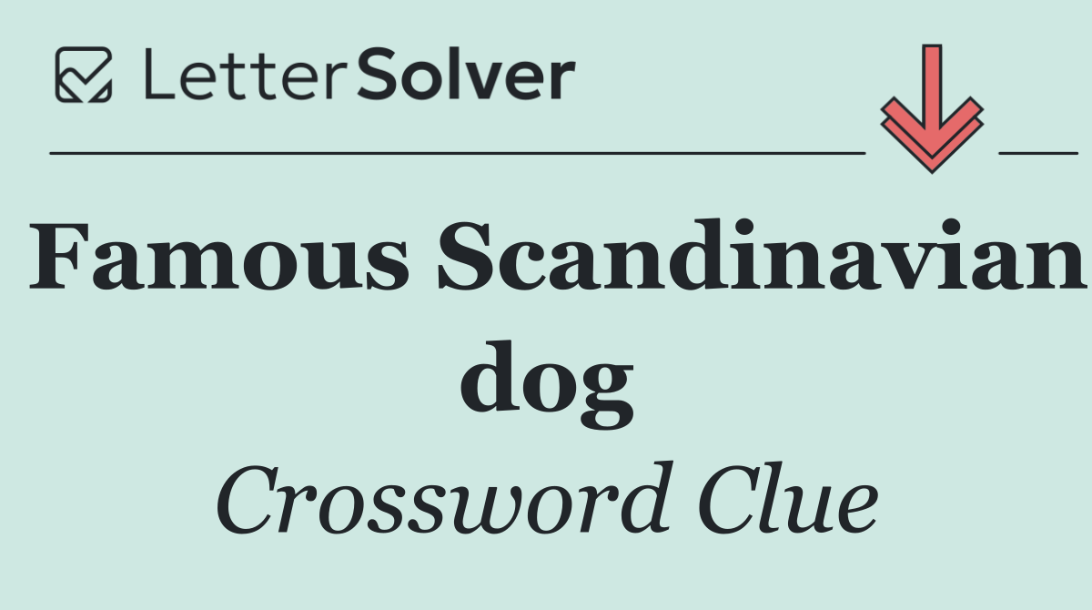 Famous Scandinavian dog