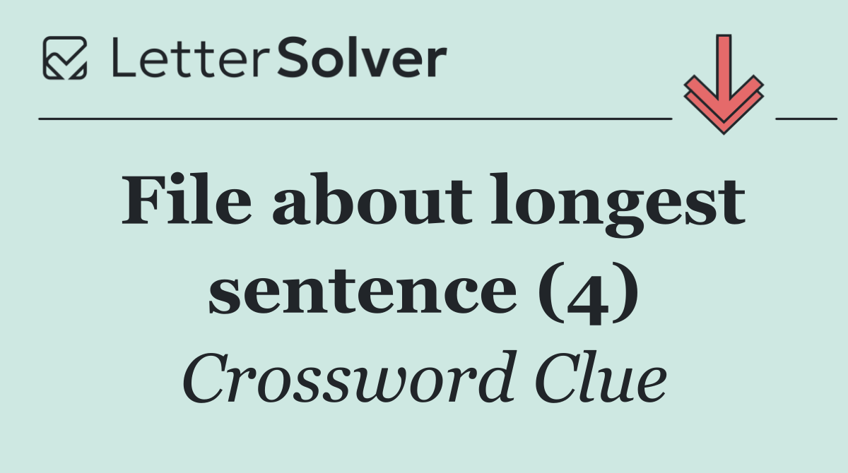 File about longest sentence (4)