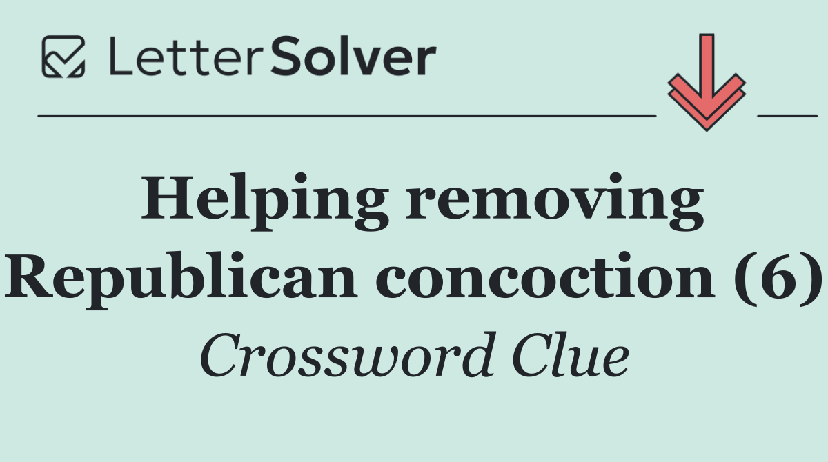 Helping removing Republican concoction (6)