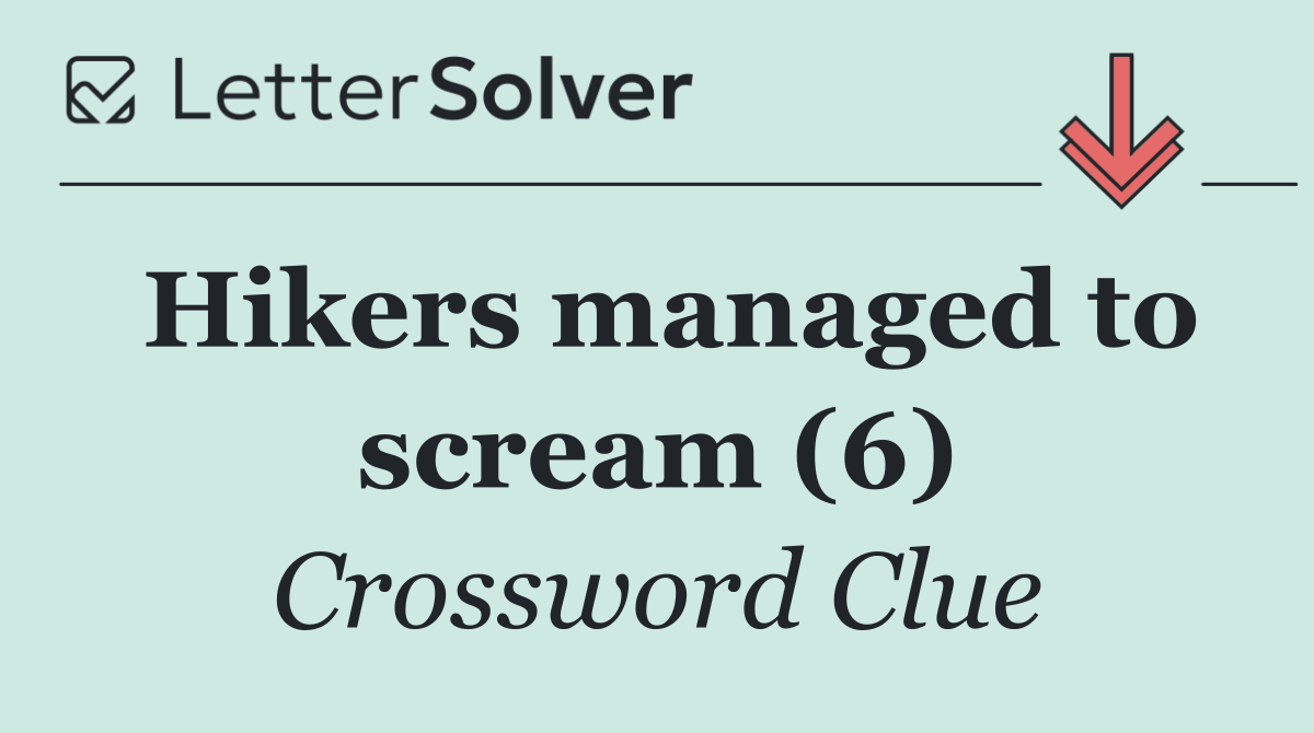 Hikers managed to scream (6)