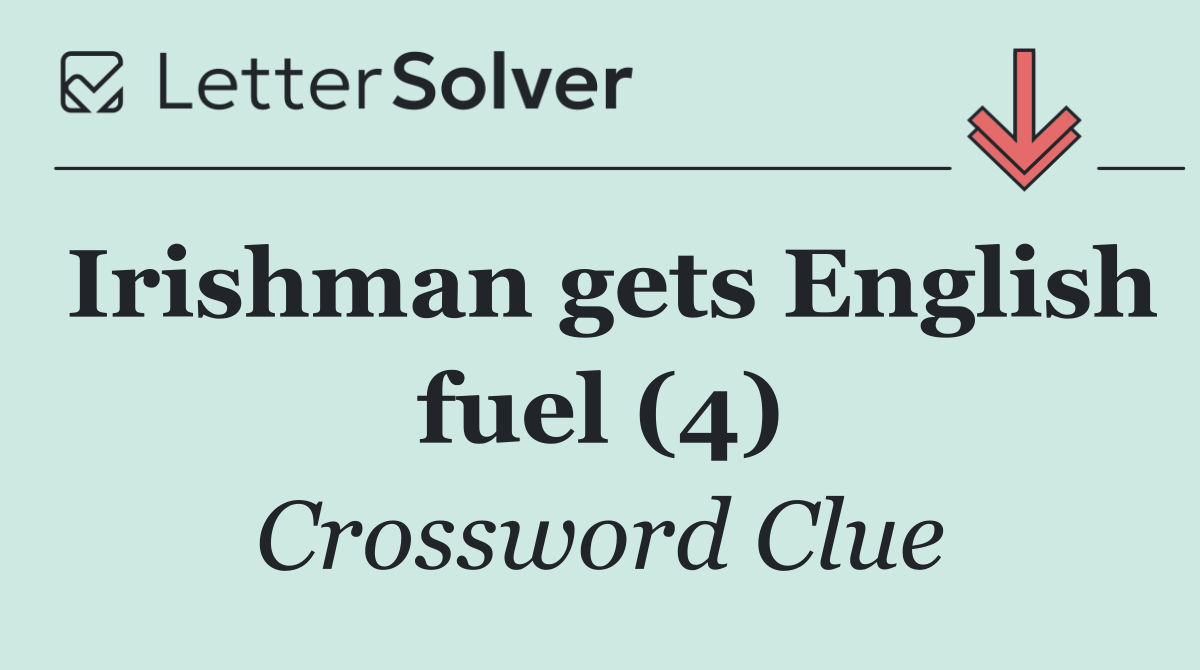 Irishman gets English fuel (4)
