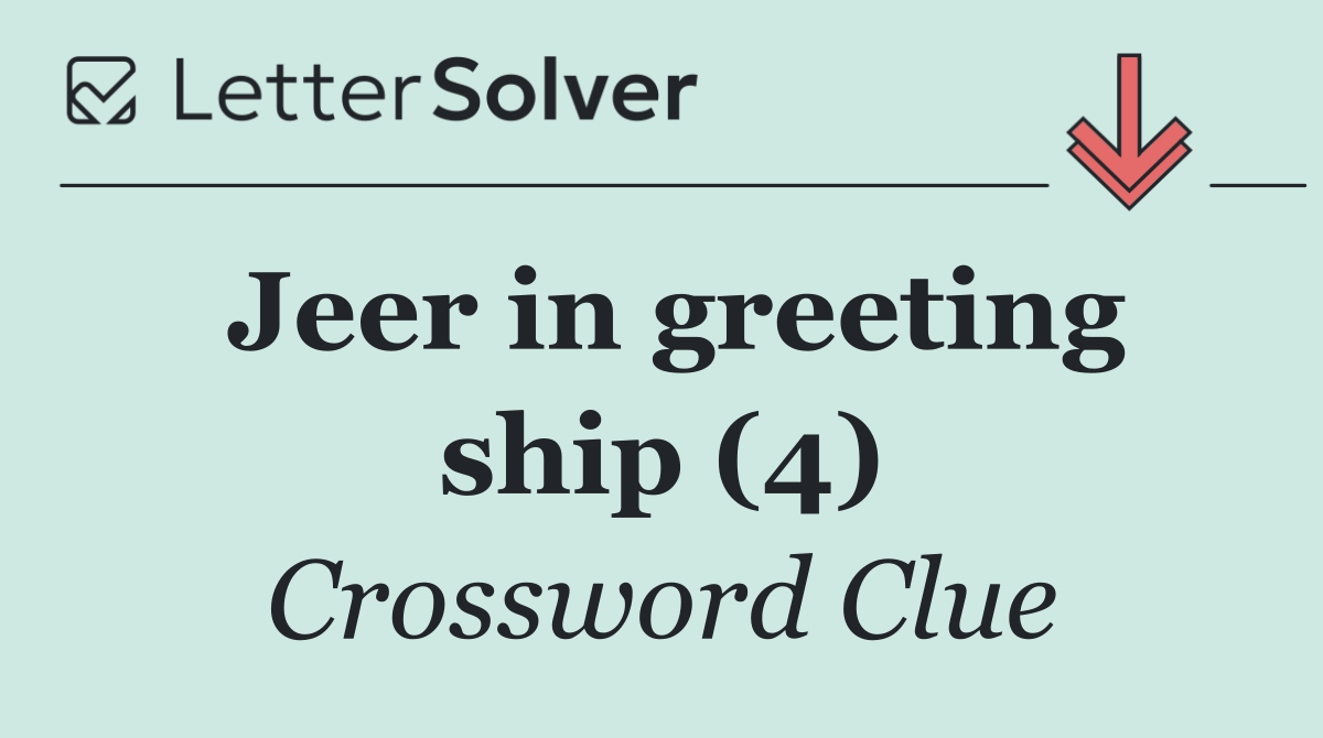 Jeer in greeting ship (4)