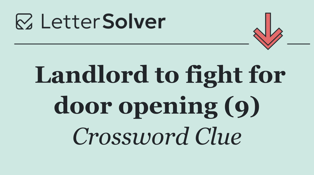 Landlord to fight for door opening (9)