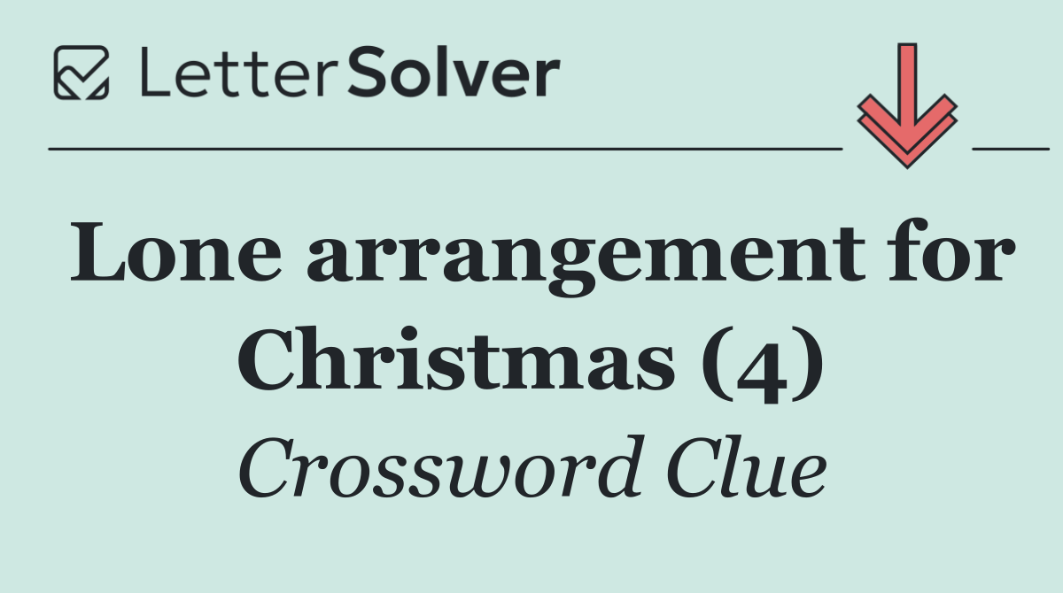 Lone arrangement for Christmas (4)