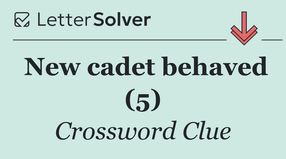 New cadet behaved (5)